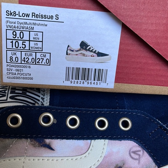 Vans Sk8-Low Reissue S Floral Dye Multi/Marshmallow WMNS - Picture 16 of 16